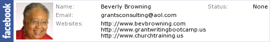 Beverly Browning's Facebook profile